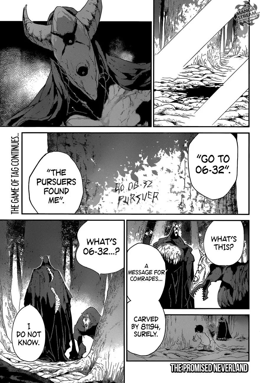 Yakusoku no Neverland Chapter 48 page 1 - Chapter 48: The Two Worlds