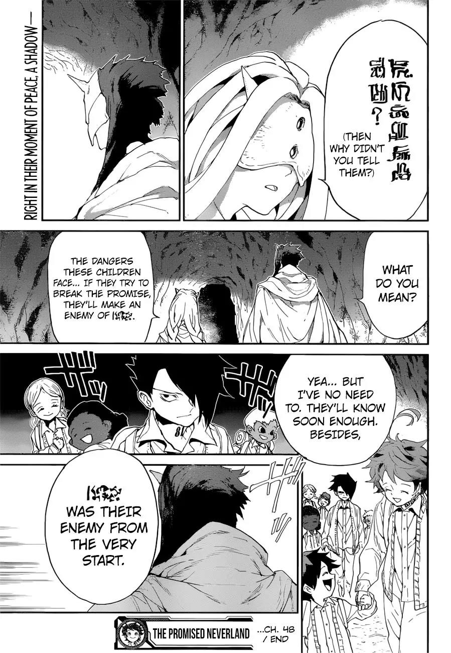 Yakusoku no Neverland Chapter 48 page 20 - Chapter 48: The Two Worlds