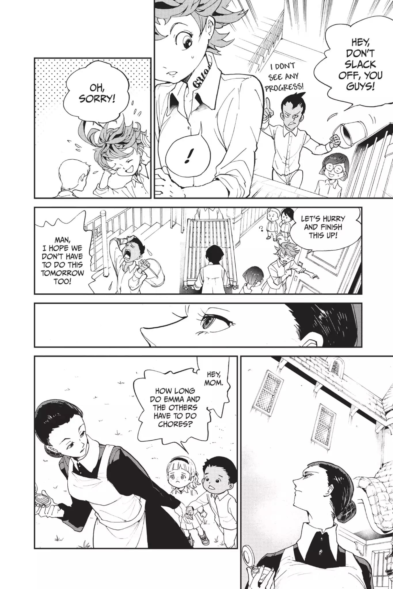 Yakusoku no Neverland Chapter 5 page 14 - Chapter 5: She Got Us!