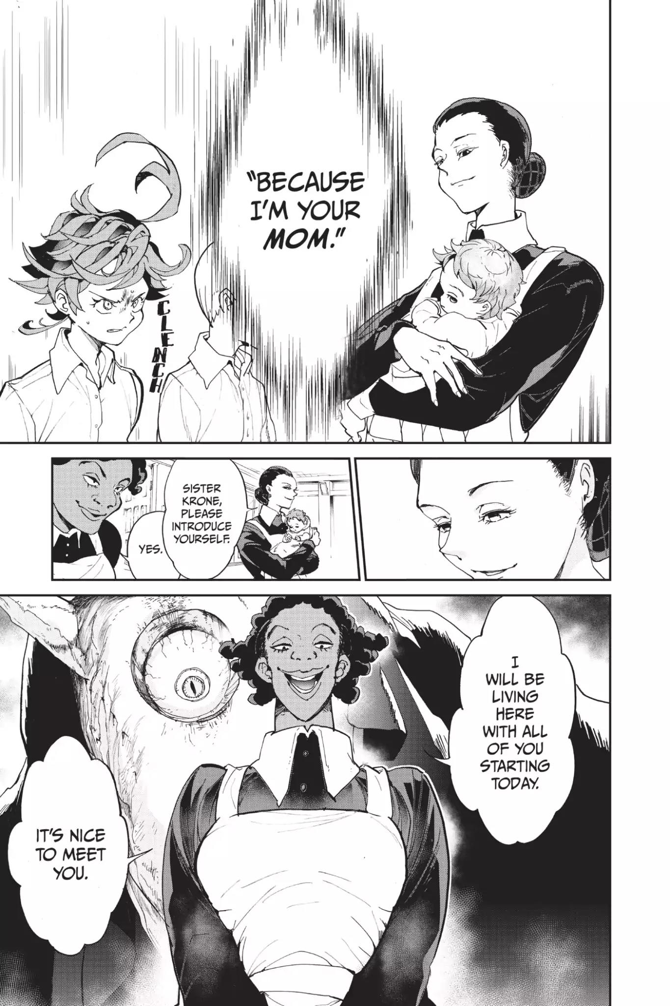 Yakusoku no Neverland Chapter 5 page 19 - Chapter 5: She Got Us!