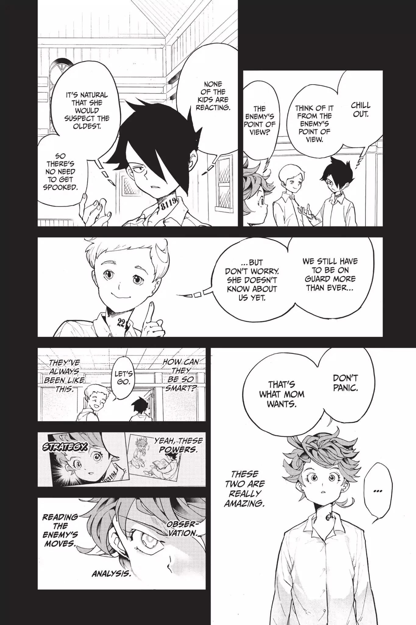 Yakusoku no Neverland Chapter 5 page 4 - Chapter 5: She Got Us!