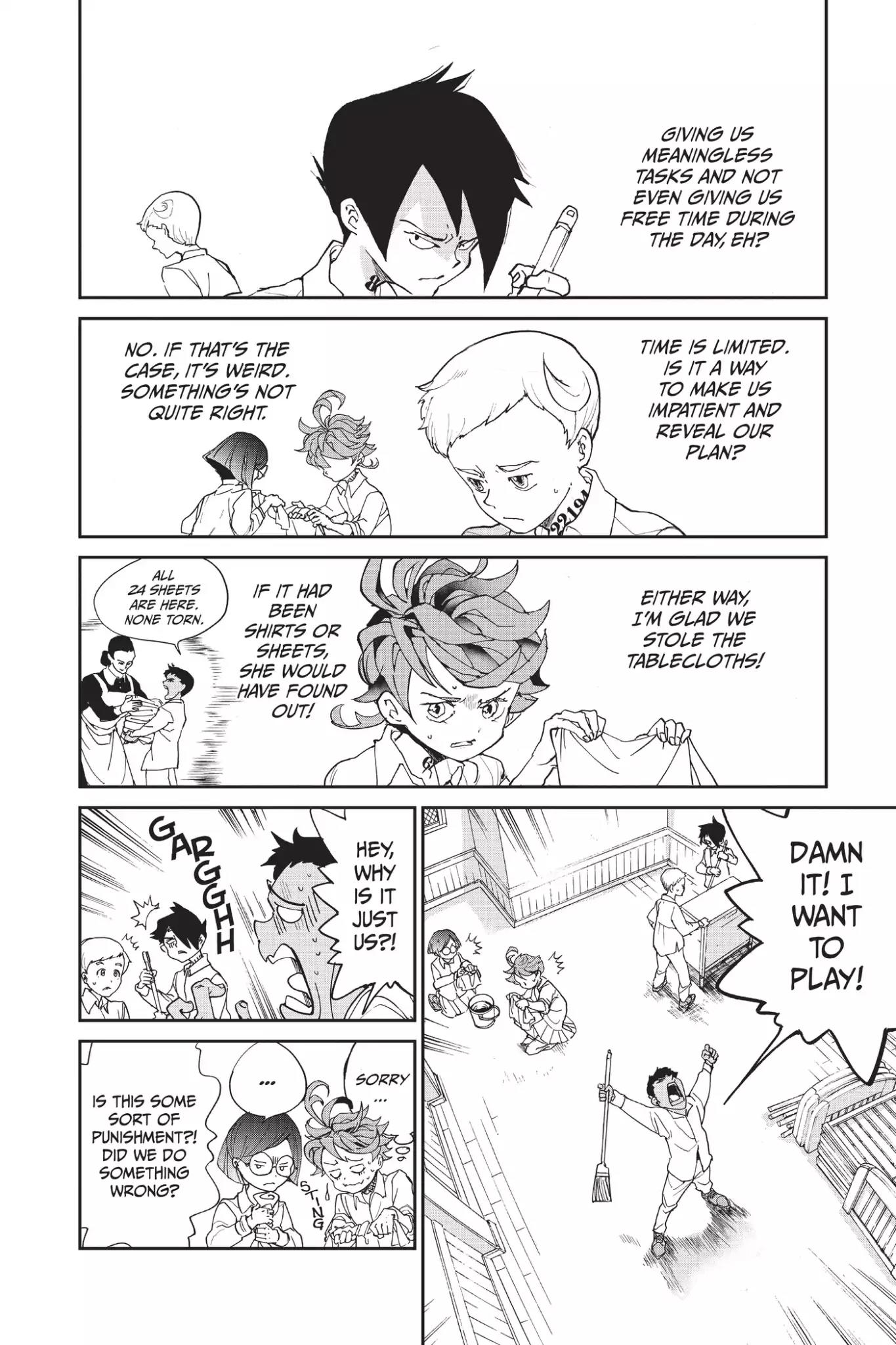 Yakusoku no Neverland Chapter 5 page 6 - Chapter 5: She Got Us!