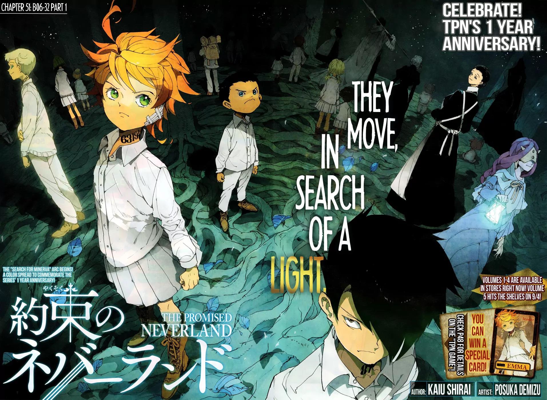 Yakusoku no Neverland Chapter 51 page 3 - Chapter 51: B06-32 (1)