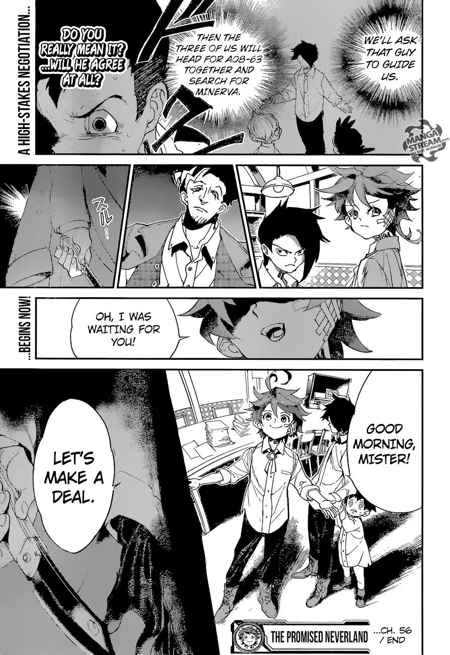Yakusoku no Neverland Chapter 56 page 20 - Chapter 56: Negotiation (1)