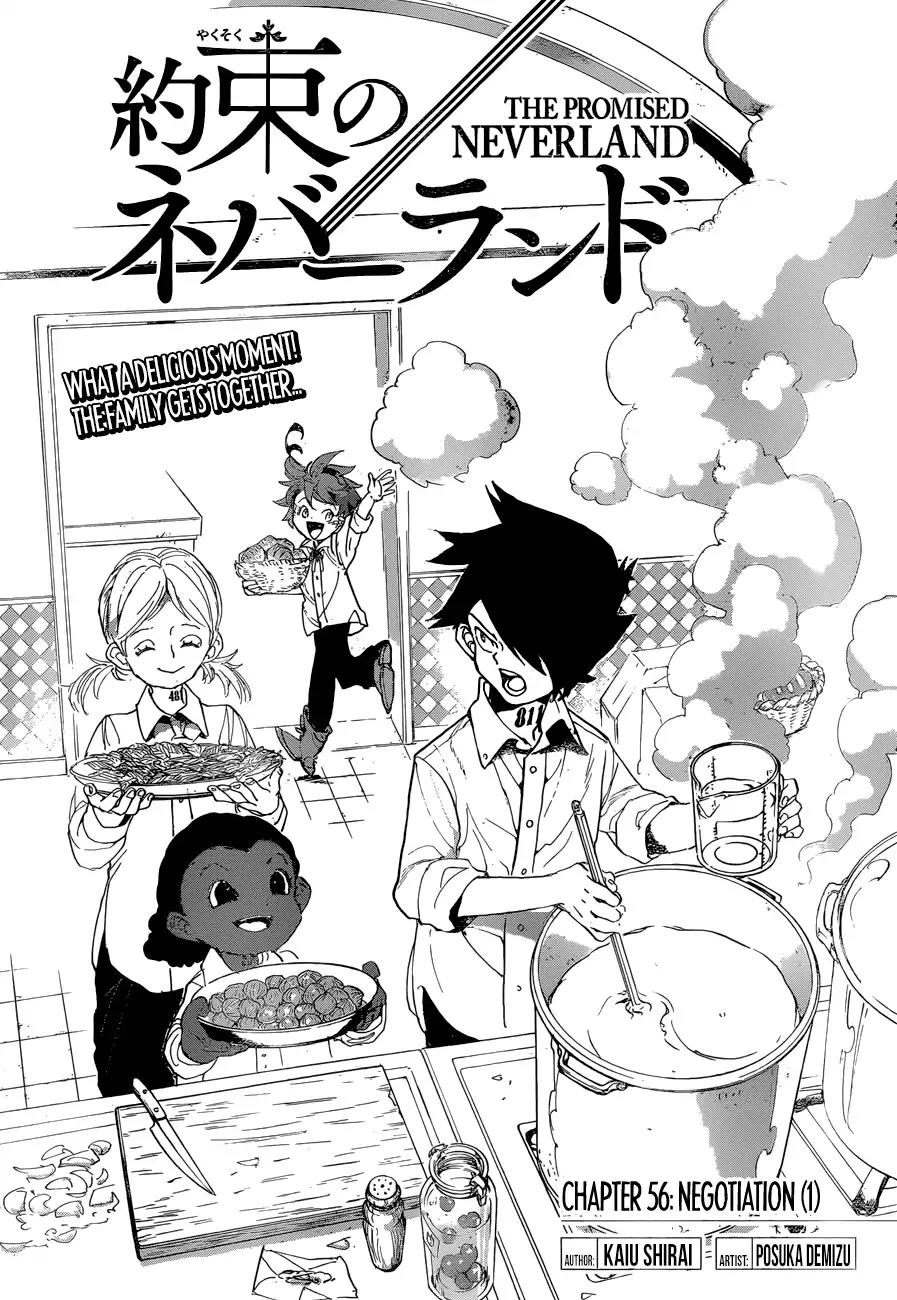 Yakusoku no Neverland Chapter 56 page 4 - Chapter 56: Negotiation (1)