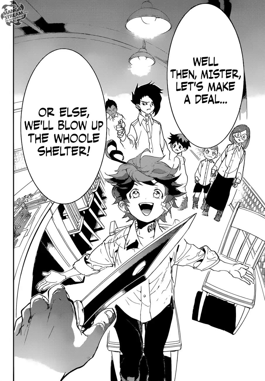 Yakusoku no Neverland Chapter 57 page 17 - Chapter 57: Negotiation (2)