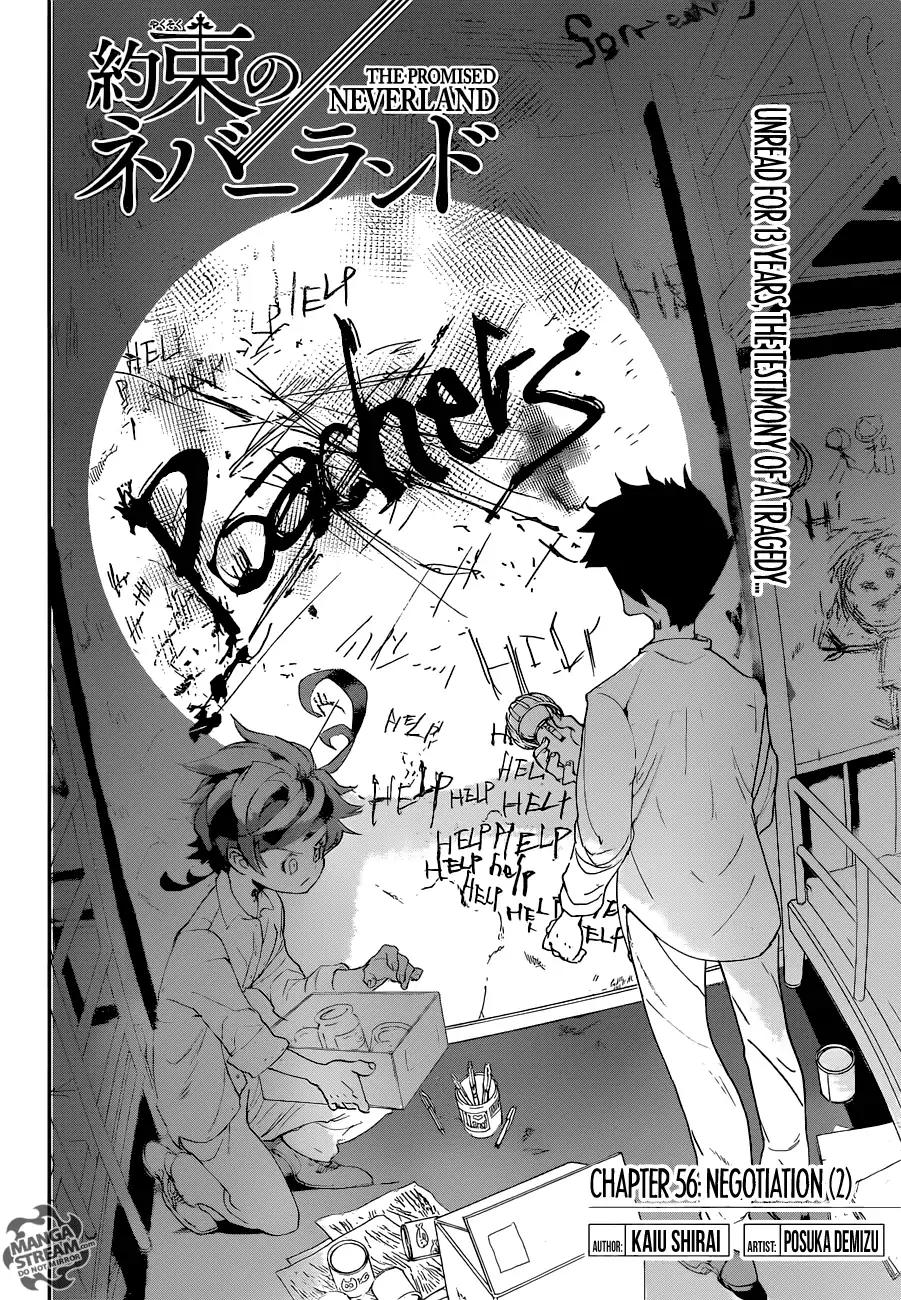 Yakusoku no Neverland Chapter 57 page 3 - Chapter 57: Negotiation (2)