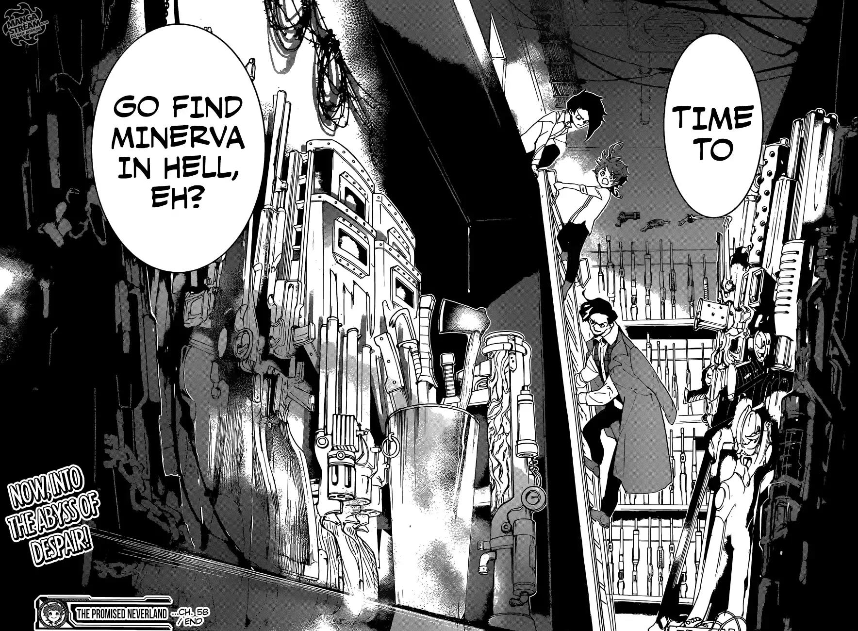 Yakusoku no Neverland Chapter 58 page 20 - Chapter 58: Decision