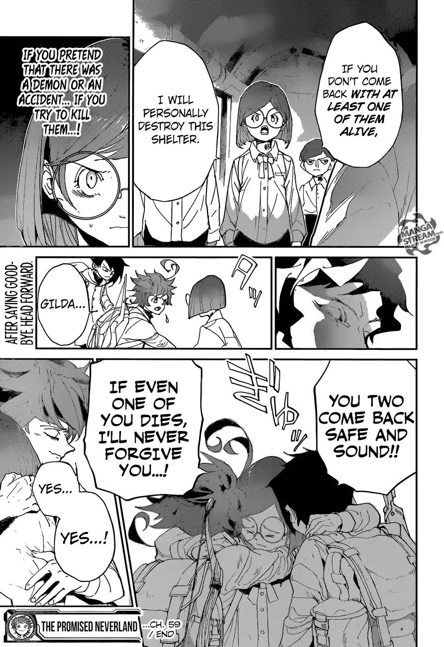 Yakusoku no Neverland Chapter 59 page 21 - Chapter 59: Choose Well