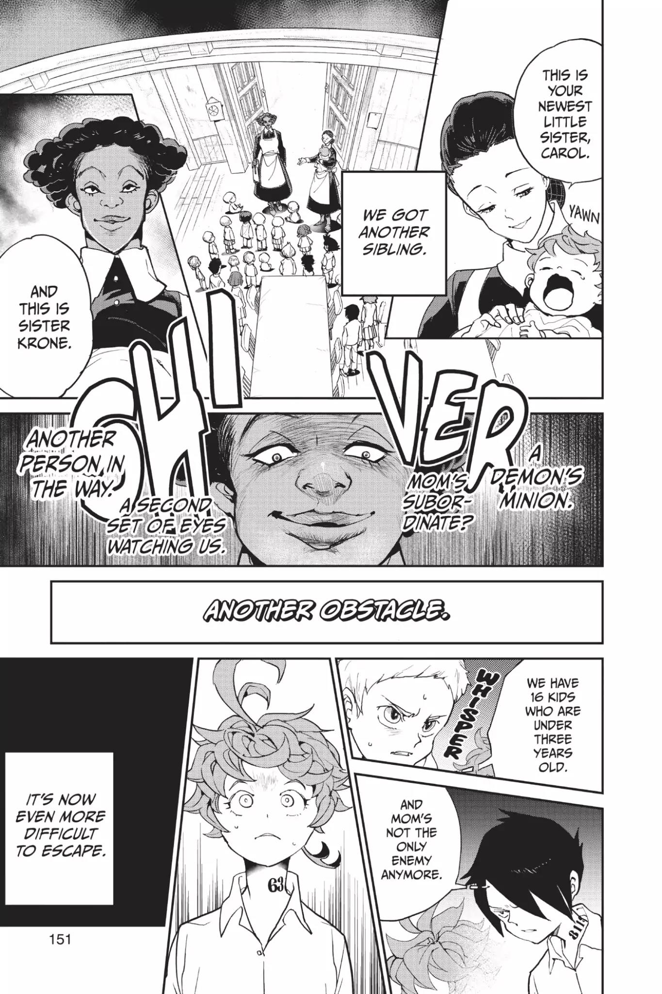 Yakusoku no Neverland Chapter 6 page 1 - Chapter 6: Carol and Krone
