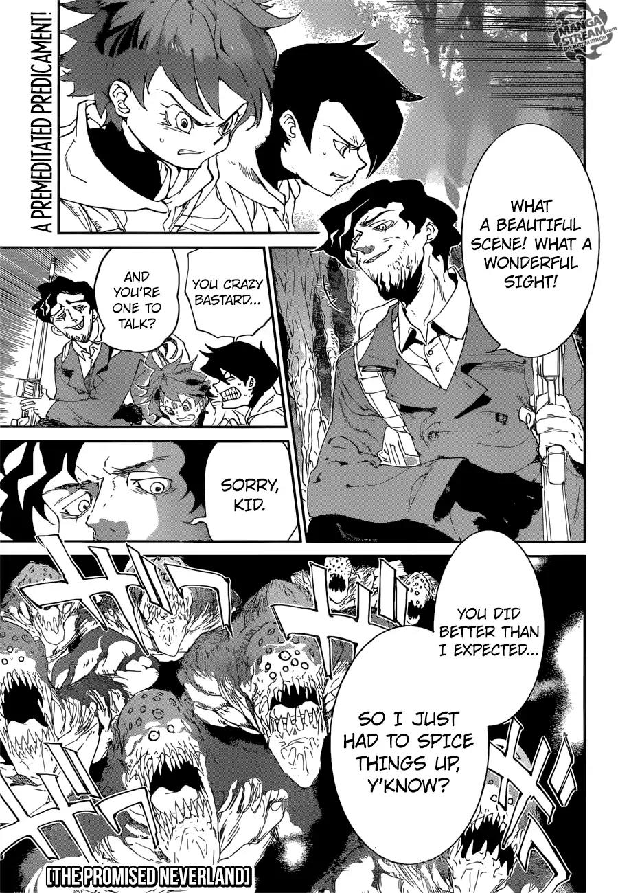 Yakusoku no Neverland Chapter 62 page 1 - Chapter 62: Immortal monsters