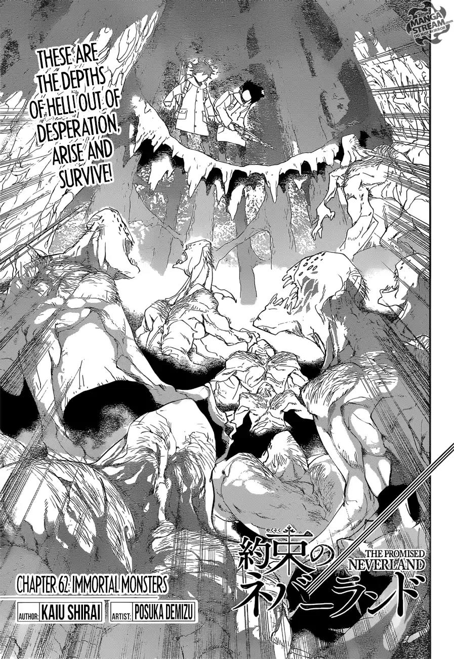 Yakusoku no Neverland Chapter 62 page 4 - Chapter 62: Immortal monsters