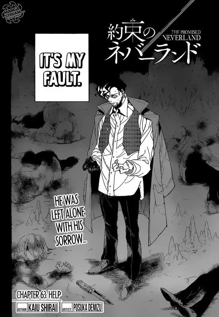 Yakusoku no Neverland Chapter 63 page 3 - Chapter 63: Help