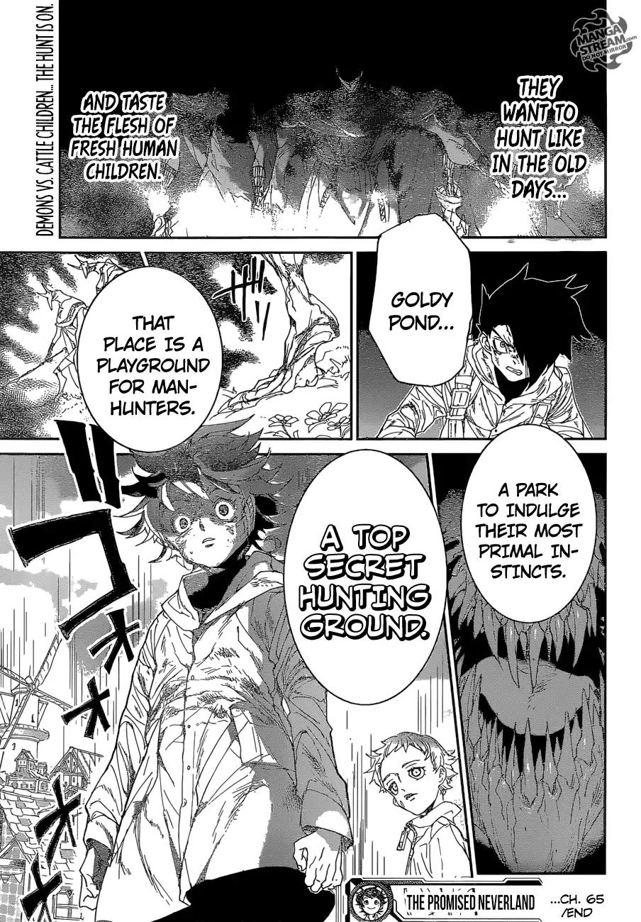 Yakusoku no Neverland Chapter 65 page 20 - Chapter 65: Secret Garden