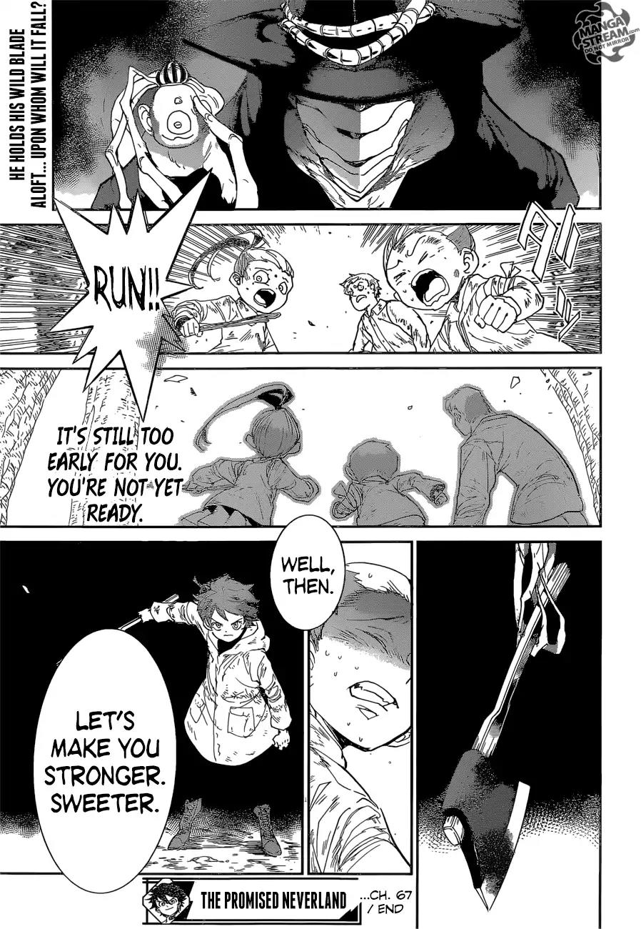 Yakusoku no Neverland Chapter 67 page 22 - Chapter 67: The Forbidden Game (2)