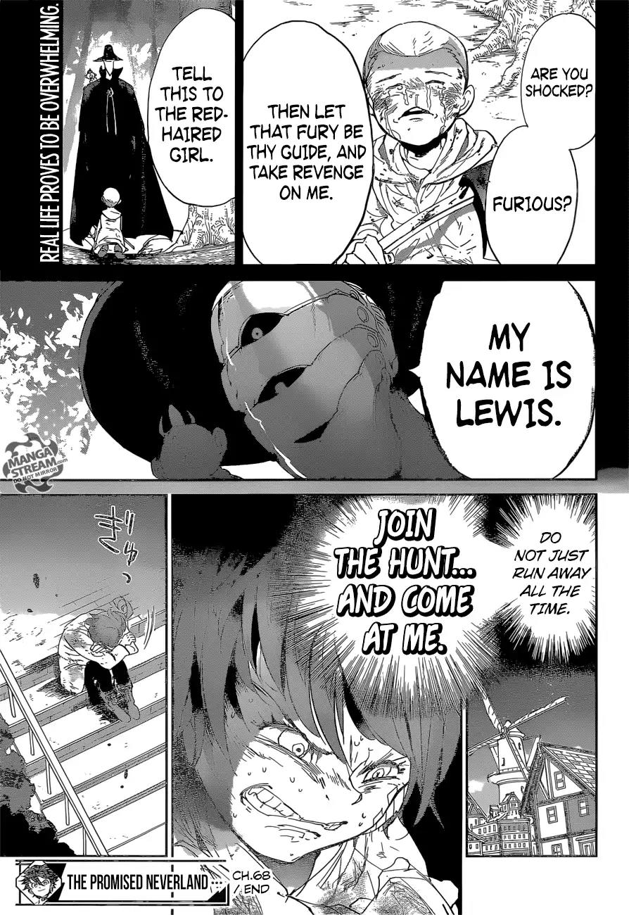 Yakusoku no Neverland Chapter 68 page 20 - Chapter 68: That's Just How It Is