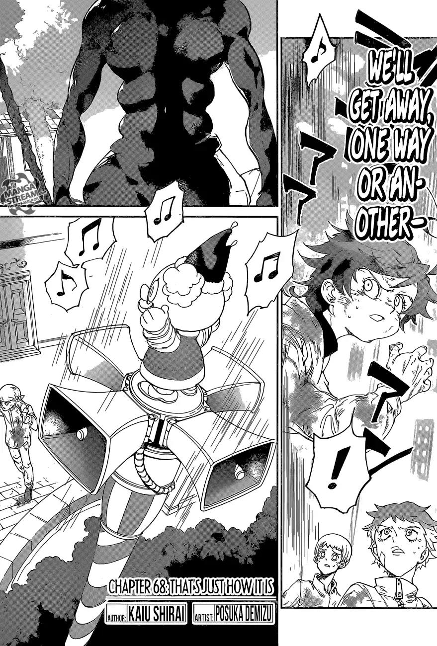Yakusoku no Neverland Chapter 68 page 3 - Chapter 68: That's Just How It Is