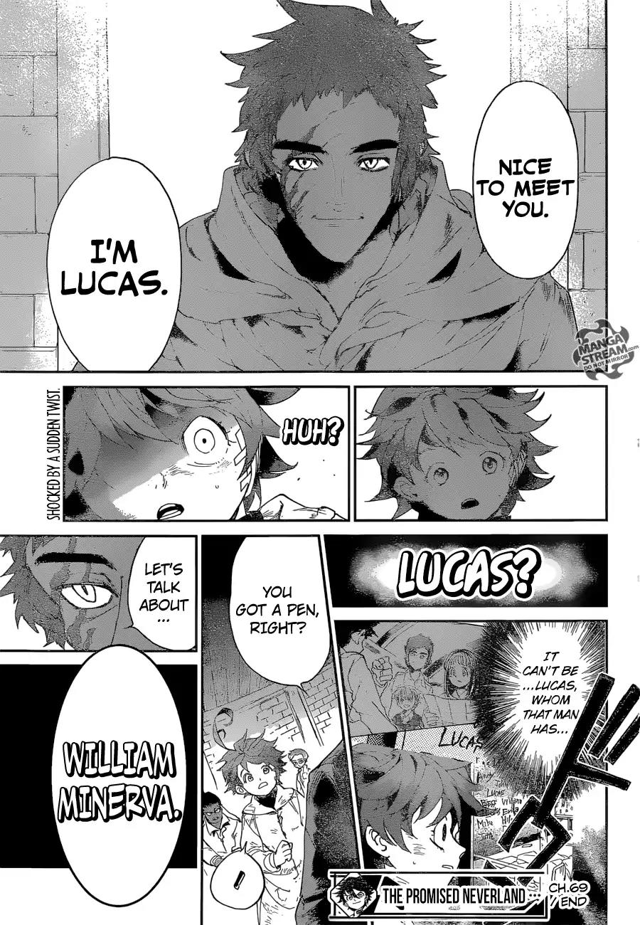 Yakusoku no Neverland Chapter 69 page 19 - Chapter 69: Someone I Want You to Meet