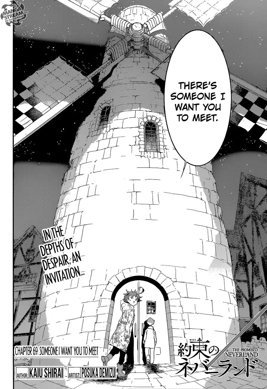 Yakusoku no Neverland Chapter 69 page 5 - Chapter 69: Someone I Want You to Meet