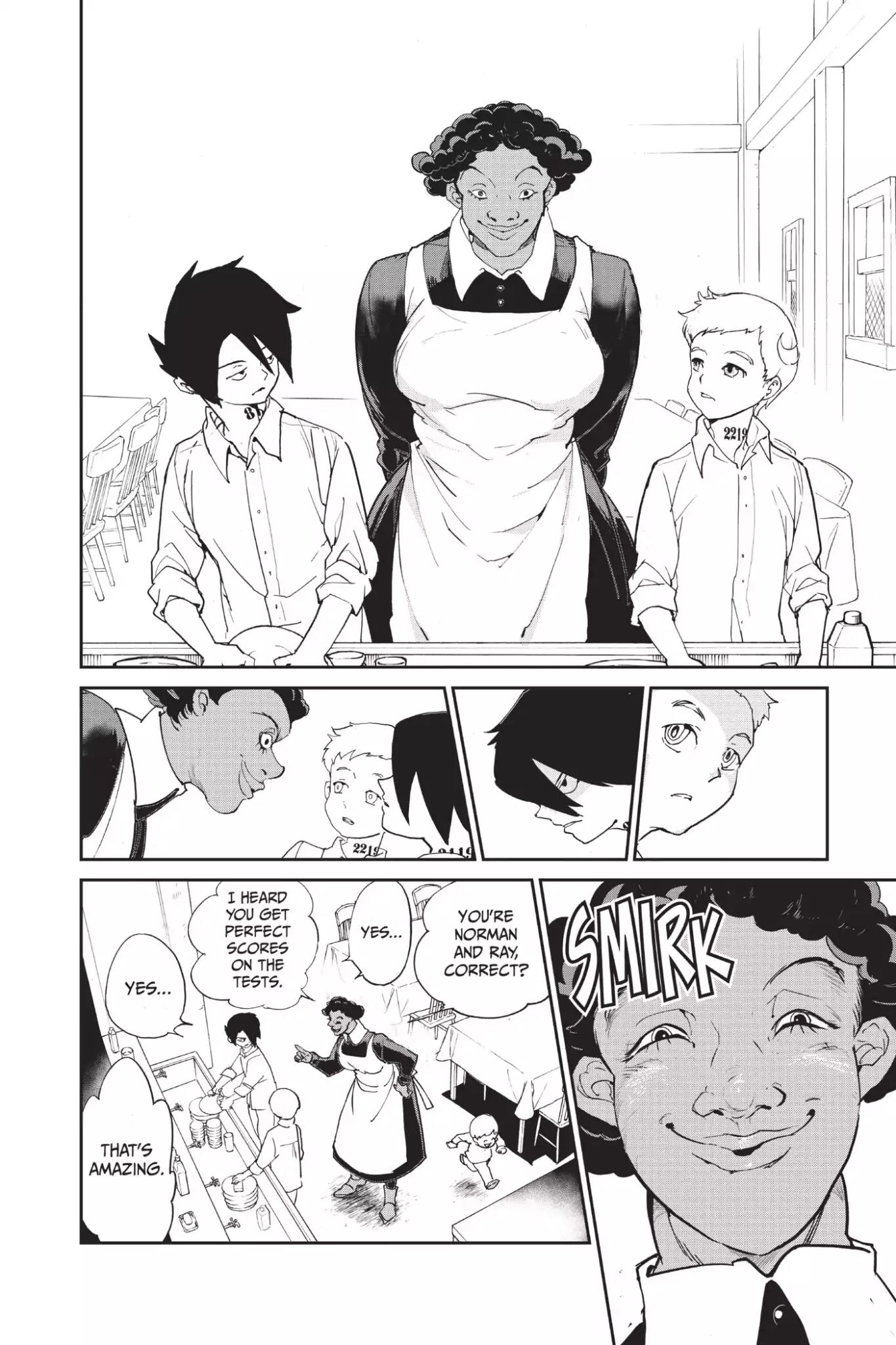 Yakusoku no Neverland Chapter 7 page 6 - Chapter 7: We're Counting on You