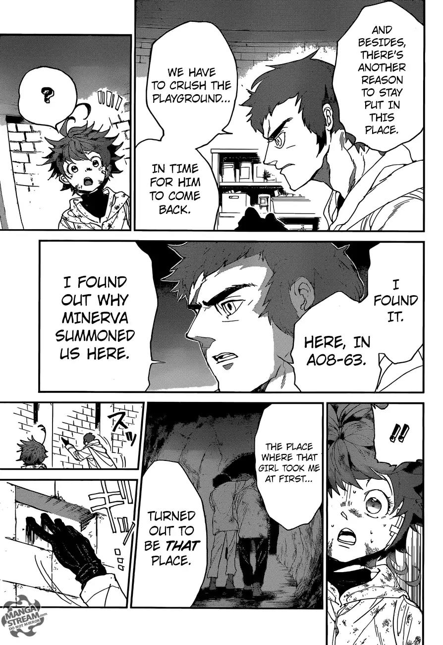 Yakusoku no Neverland Chapter 70 page 14 - Chapter 70: Hide-and-Seek