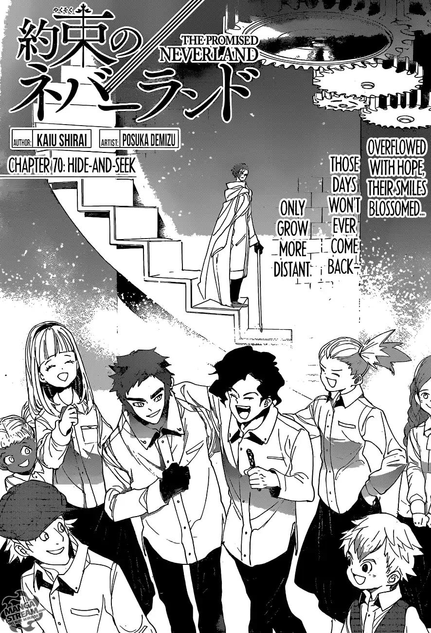 Yakusoku no Neverland Chapter 70 page 6 - Chapter 70: Hide-and-Seek