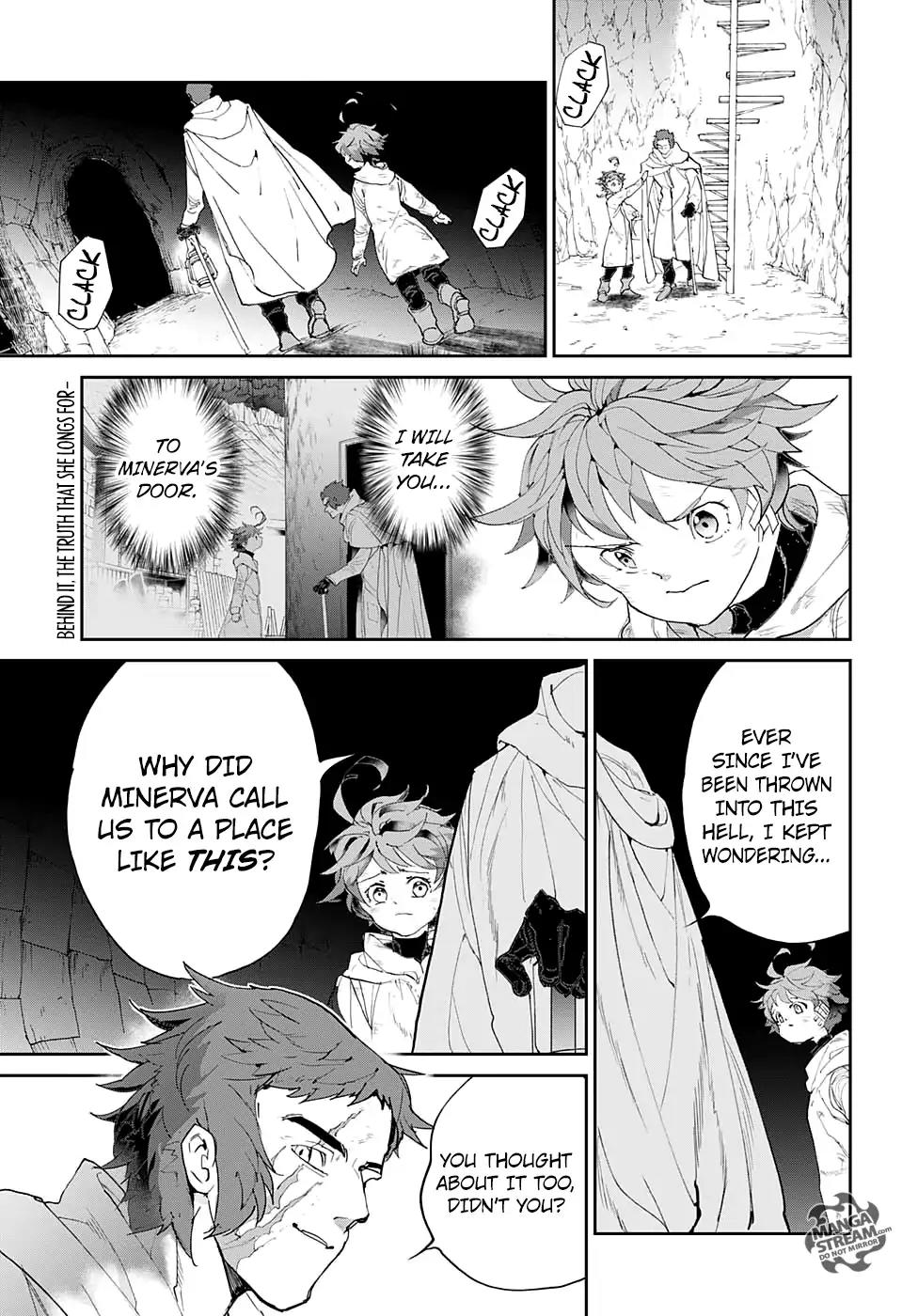 Yakusoku no Neverland Chapter 71 page 1 - Chapter 71: True Intentions