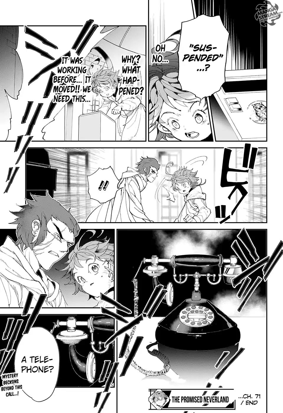 Yakusoku no Neverland Chapter 71 page 20 - Chapter 71: True Intentions