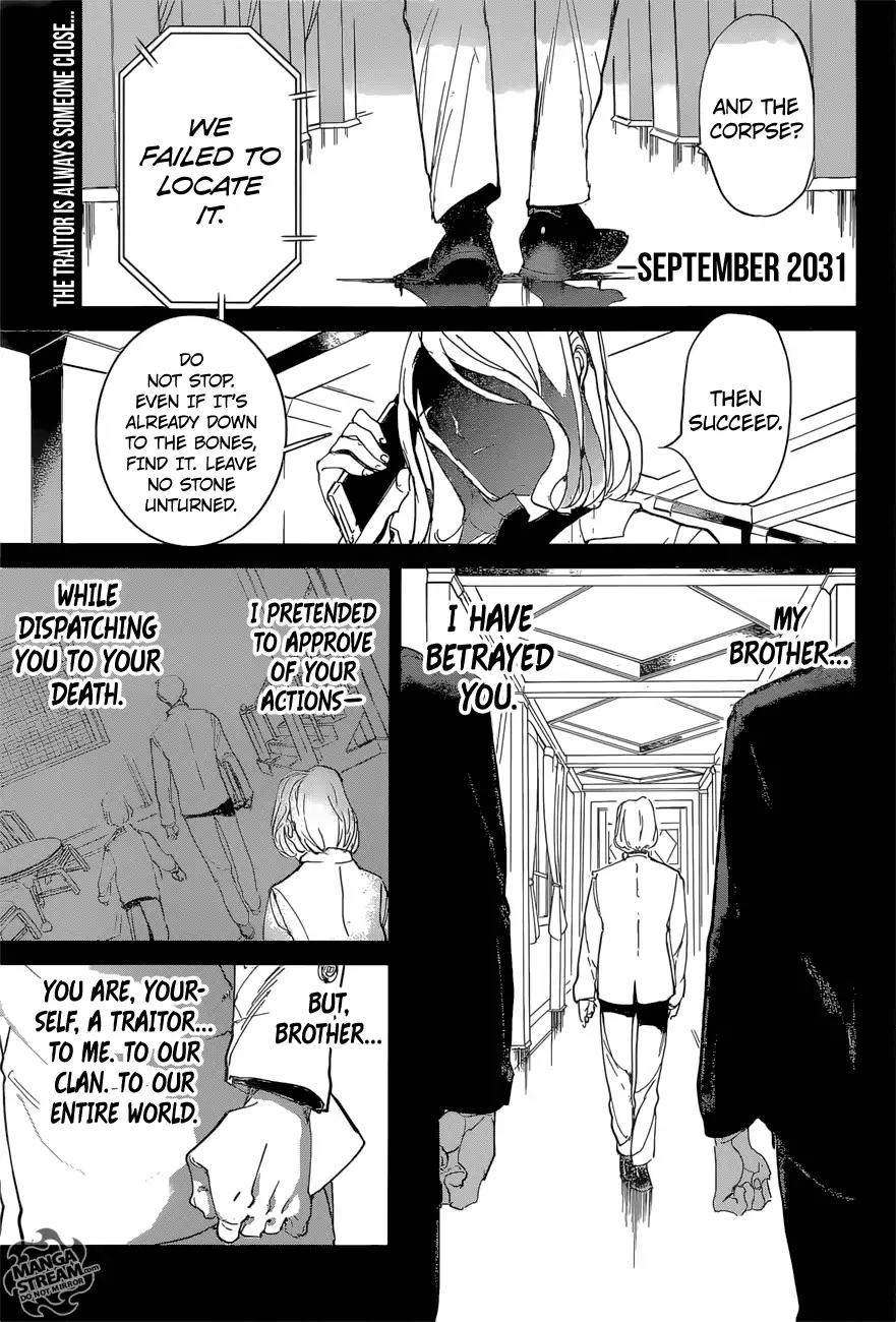 Yakusoku no Neverland Chapter 73 page 1 - Chapter 73: Uprising