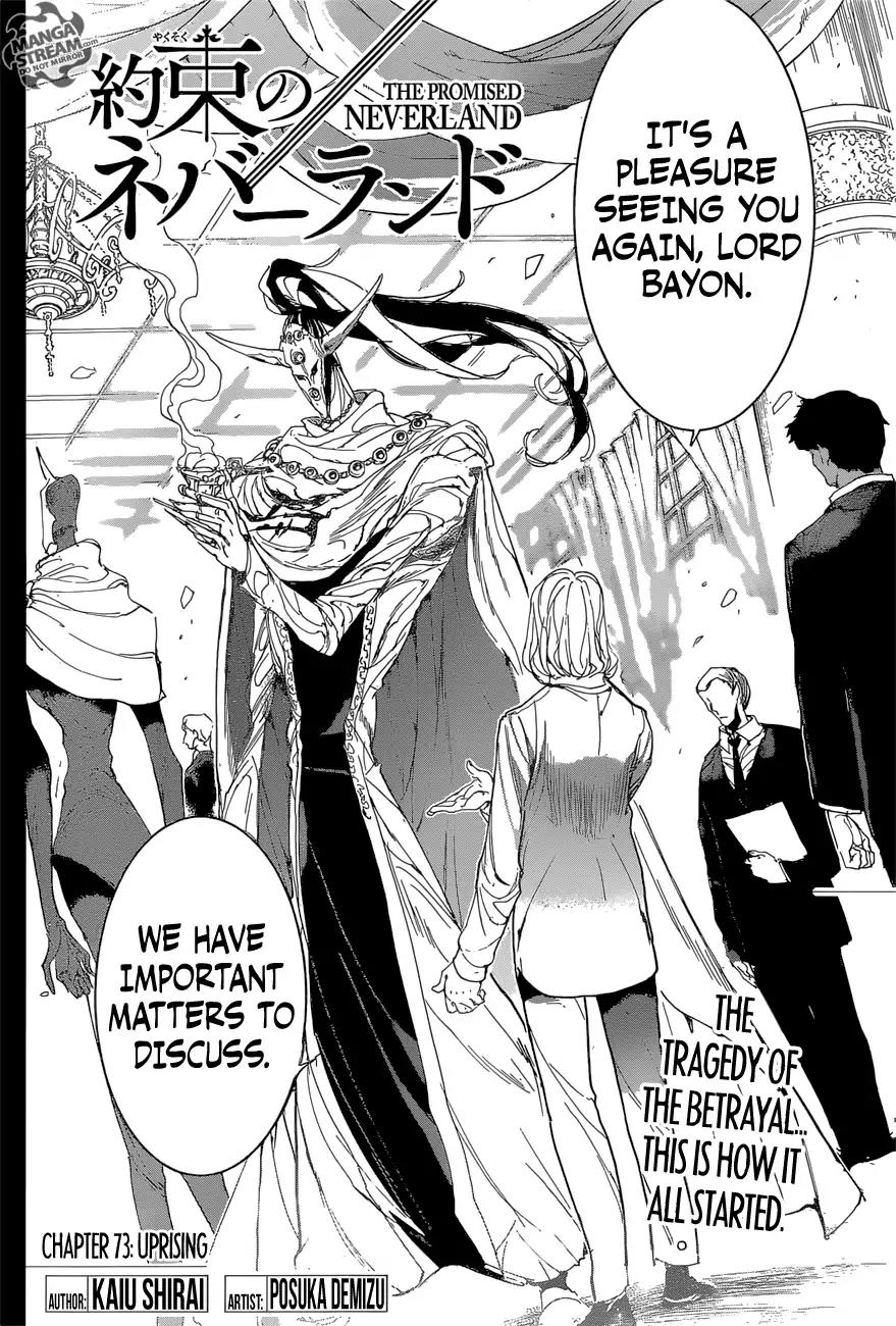 Yakusoku no Neverland Chapter 73 page 5 - Chapter 73: Uprising