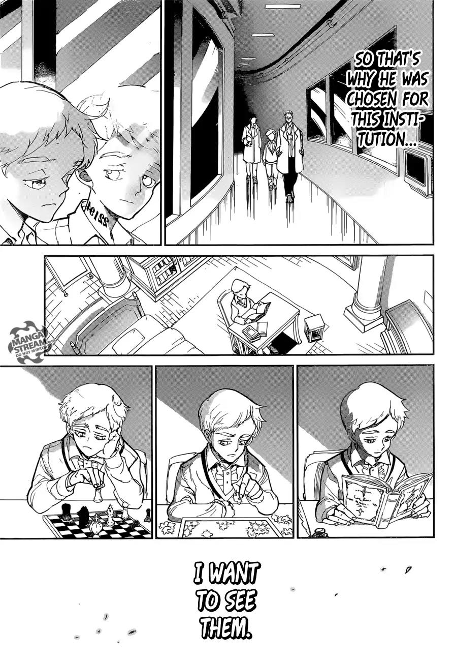Yakusoku no Neverland Chapter 74 page 10 - Chapter 74: A Very Special Boy