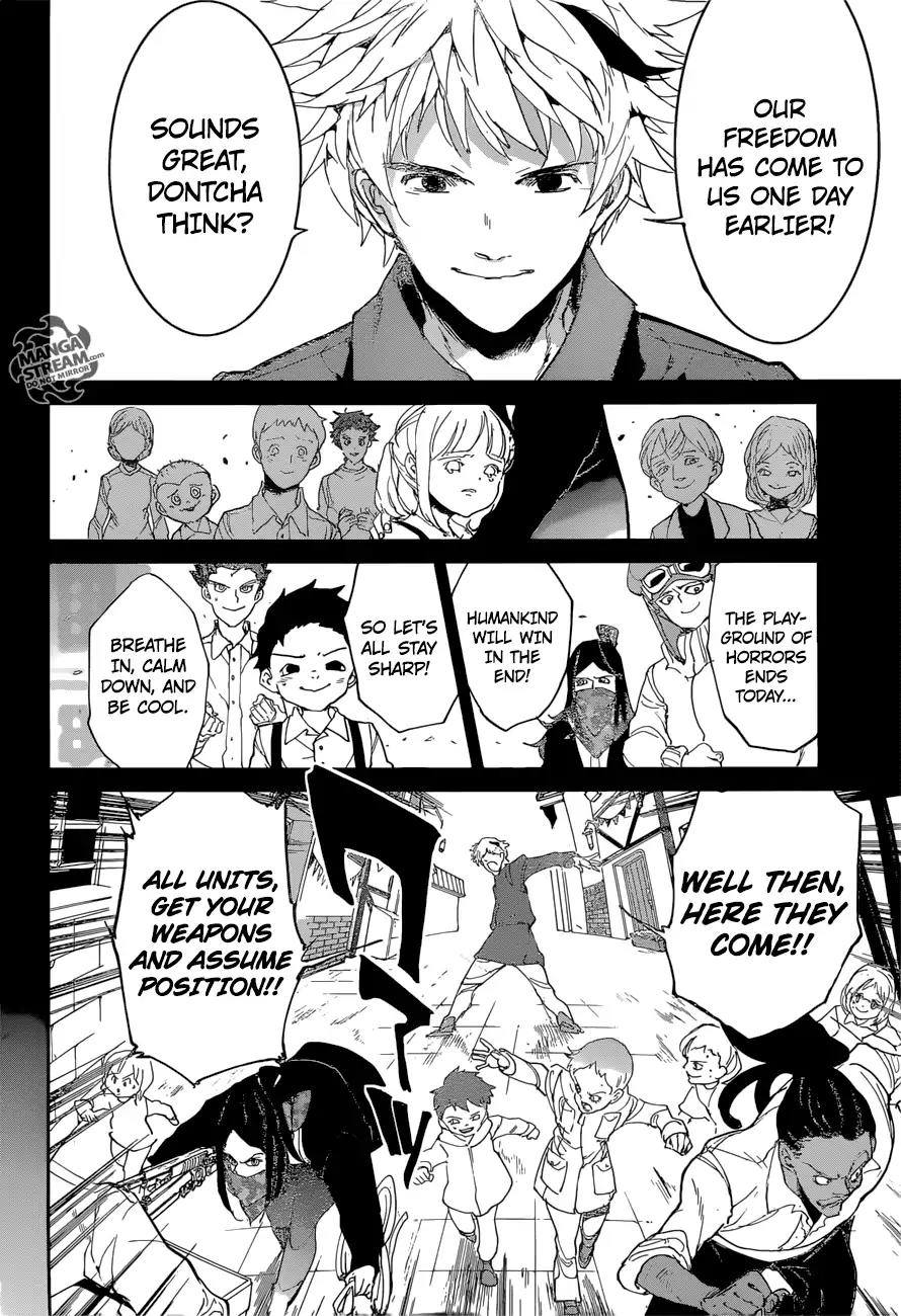 Yakusoku no Neverland Chapter 76 page 12 - Chapter 76: The Dawn of War