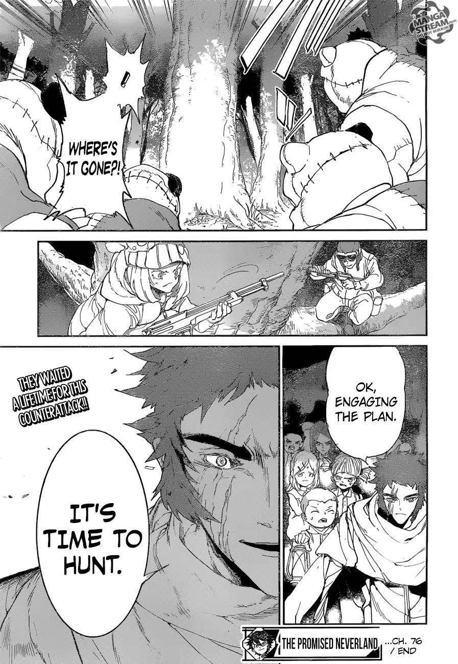 Yakusoku no Neverland Chapter 76 page 19 - Chapter 76: The Dawn of War