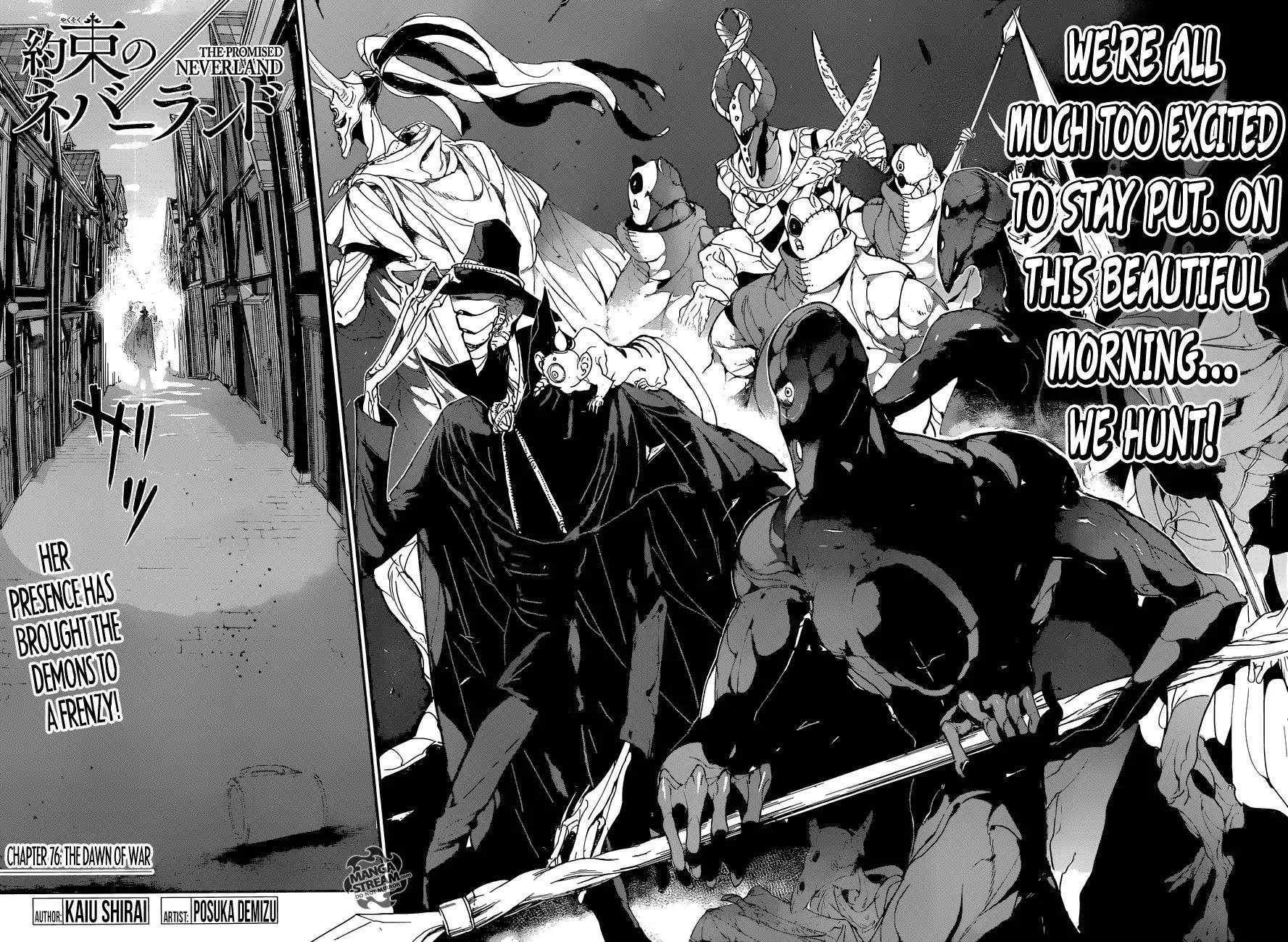 Yakusoku no Neverland Chapter 76 page 5 - Chapter 76: The Dawn of War