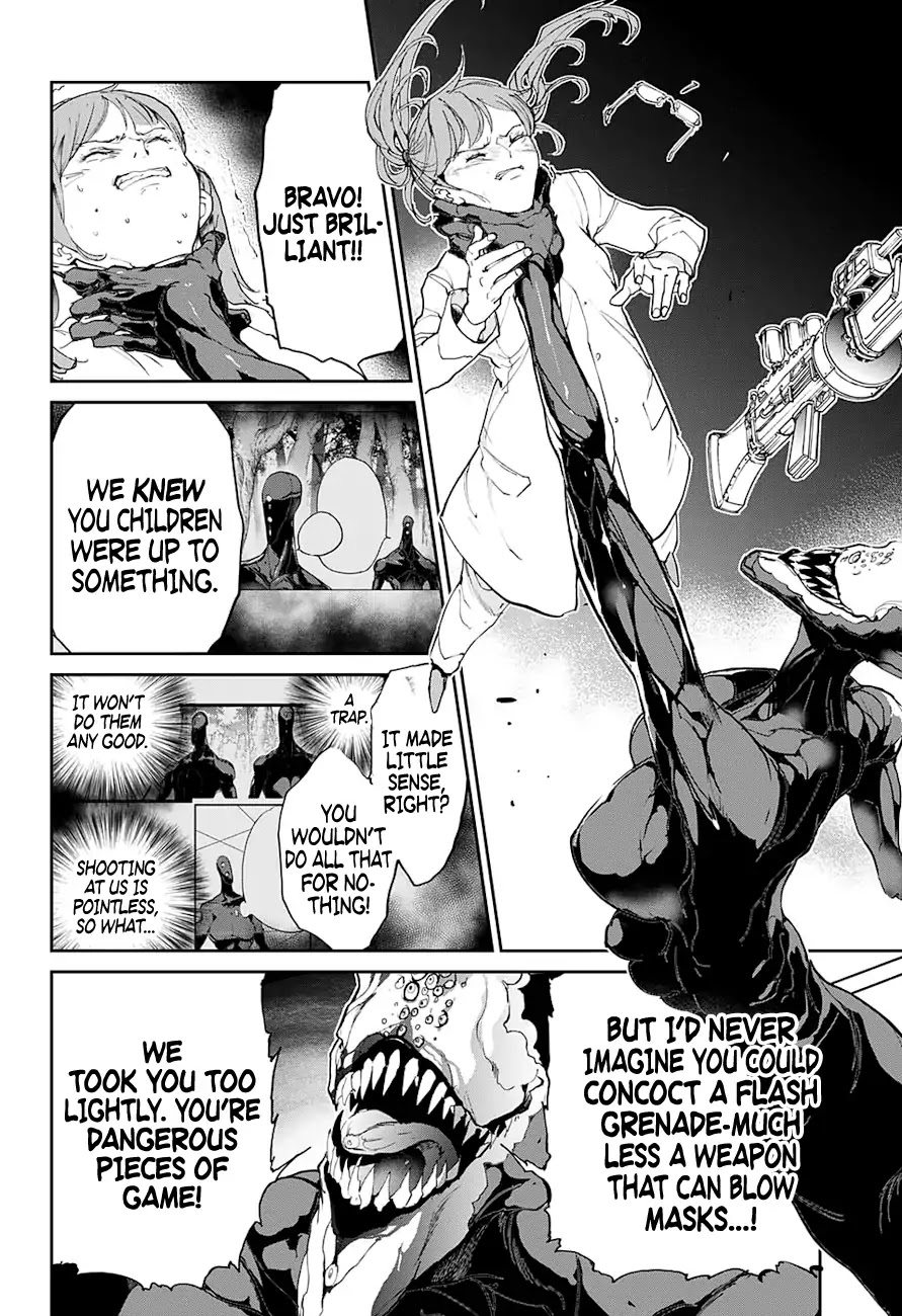 Yakusoku no Neverland Chapter 79 page 12 - Chapter 79: O Make Every One The Decisive Arrow!