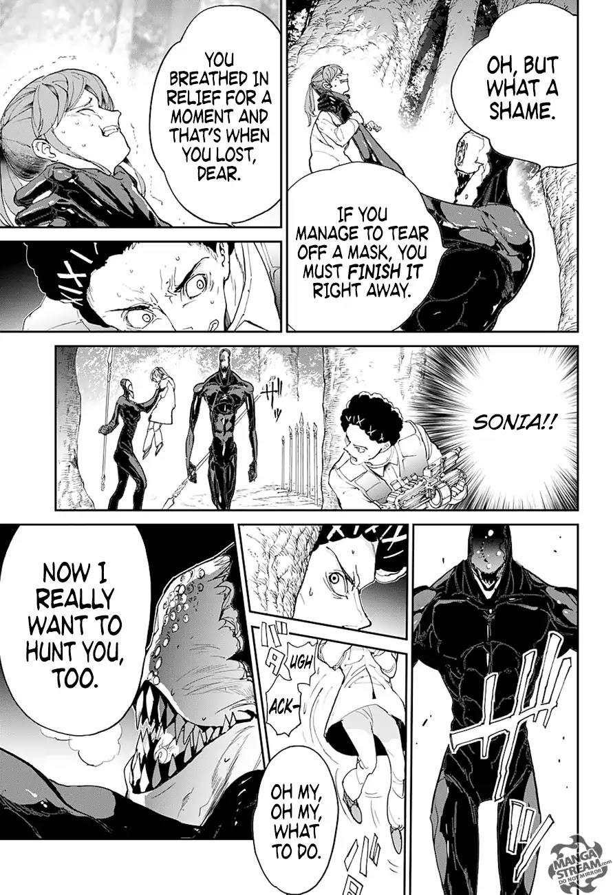 Yakusoku no Neverland Chapter 79 page 13 - Chapter 79: O Make Every One The Decisive Arrow!