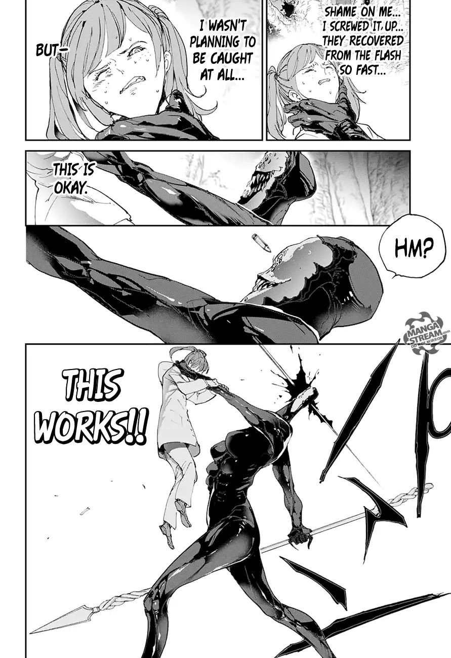 Yakusoku no Neverland Chapter 79 page 14 - Chapter 79: O Make Every One The Decisive Arrow!