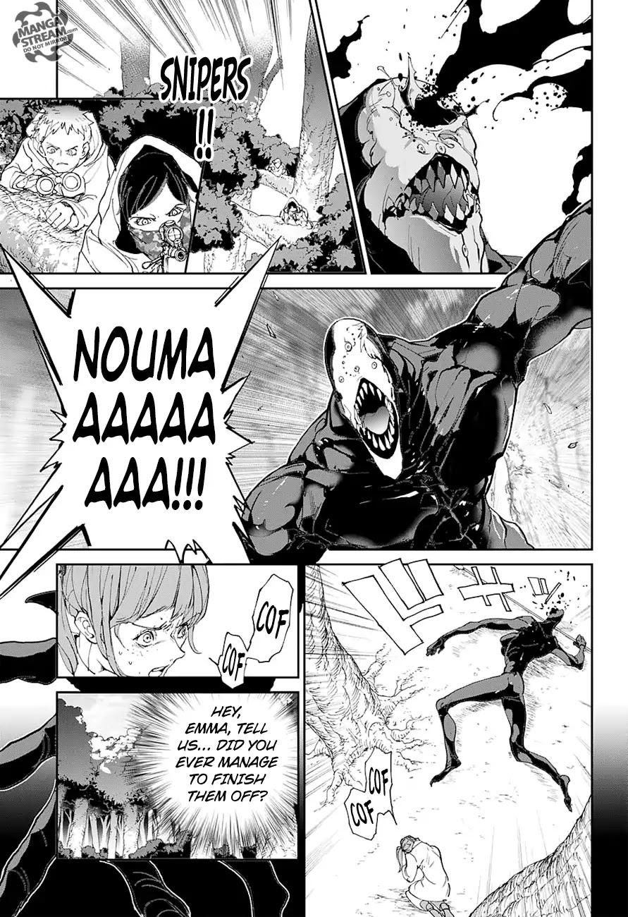 Yakusoku no Neverland Chapter 79 page 15 - Chapter 79: O Make Every One The Decisive Arrow!