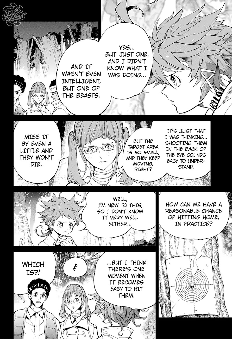 Yakusoku no Neverland Chapter 79 page 16 - Chapter 79: O Make Every One The Decisive Arrow!