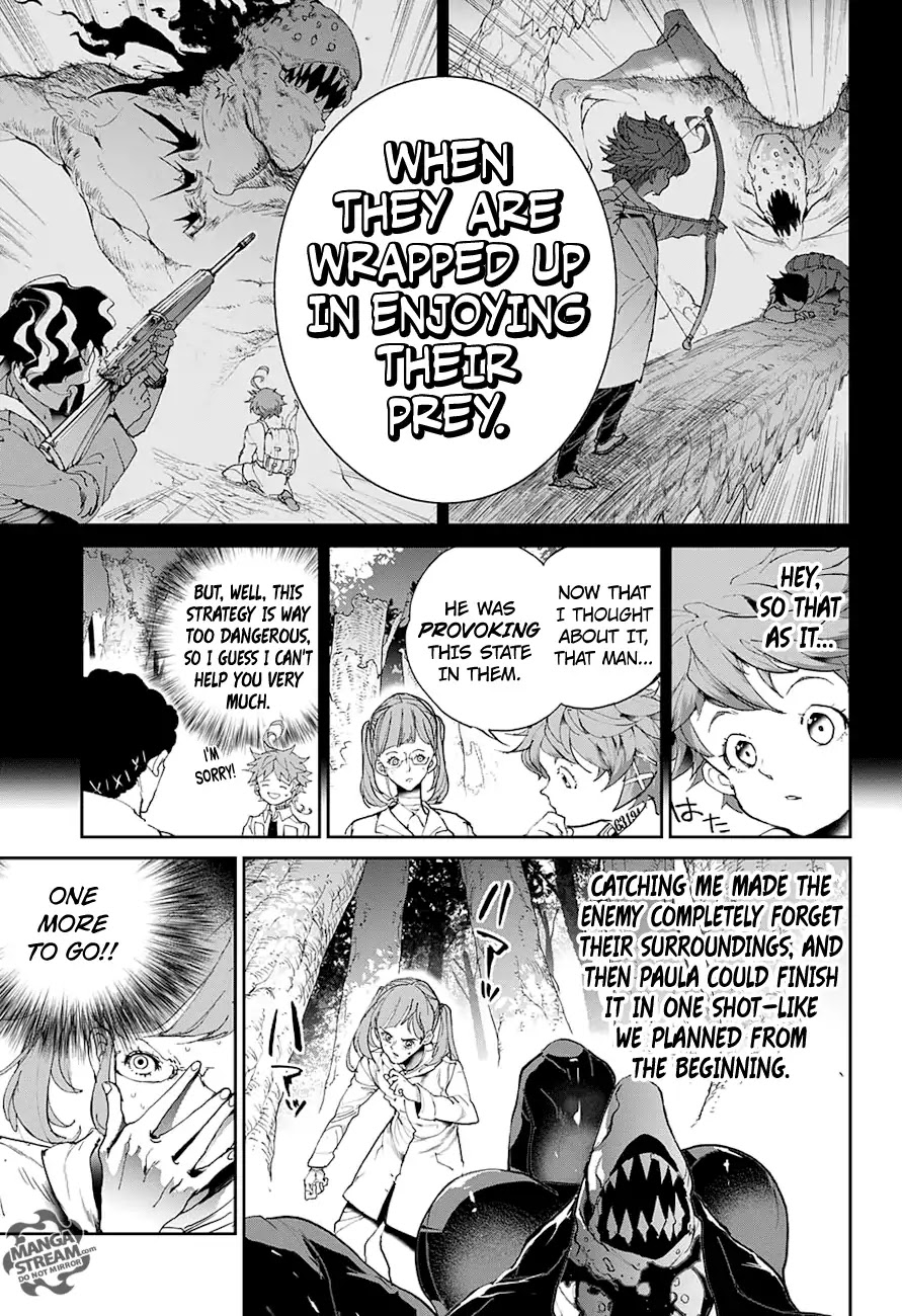 Yakusoku no Neverland Chapter 79 page 17 - Chapter 79: O Make Every One The Decisive Arrow!