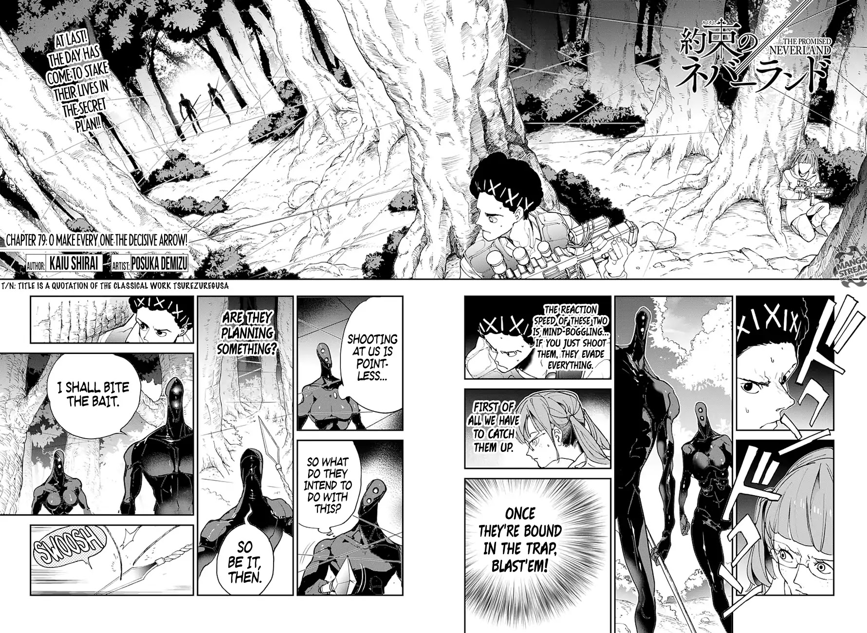 Yakusoku no Neverland Chapter 79 page 3 - Chapter 79: O Make Every One The Decisive Arrow!