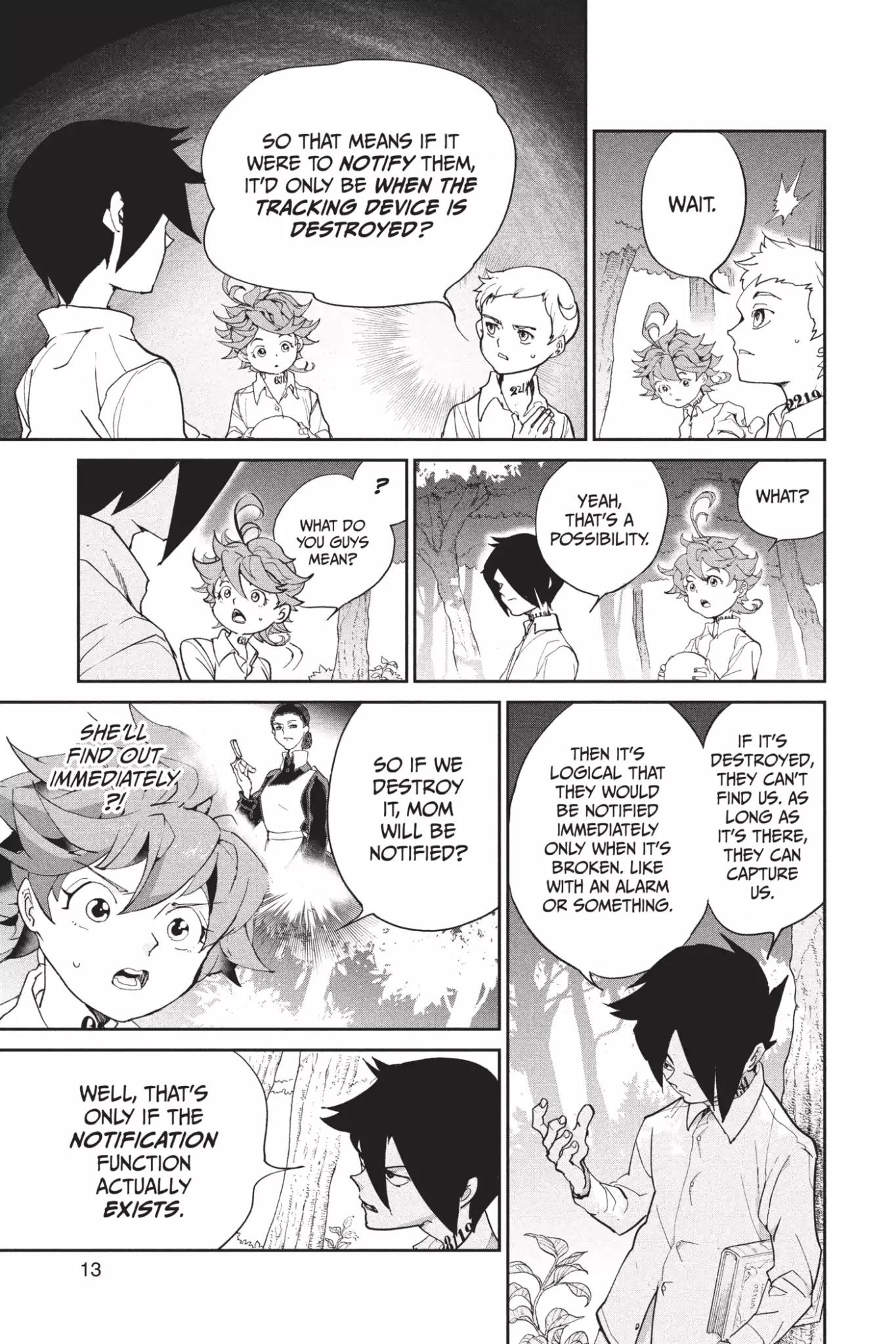 Yakusoku no Neverland Chapter 8 page 13 - Chapter 8: I Have an Idea