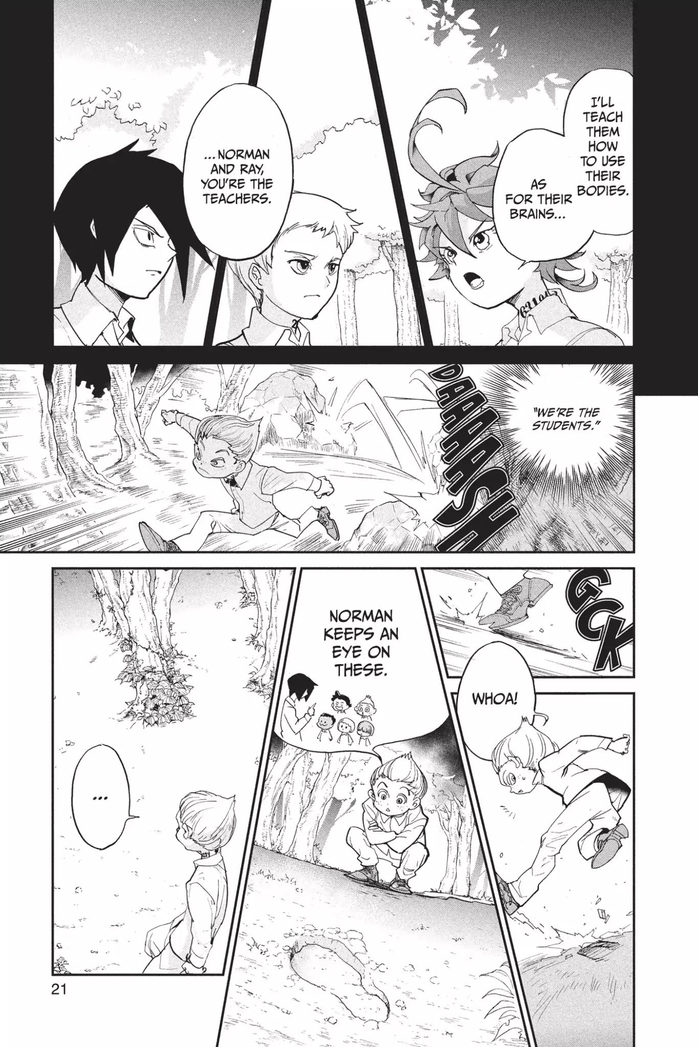 Yakusoku no Neverland Chapter 8 page 20 - Chapter 8: I Have an Idea