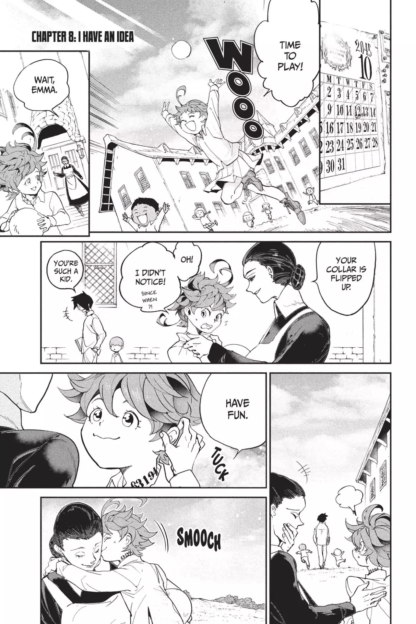 Yakusoku no Neverland Chapter 8 page 7 - Chapter 8: I Have an Idea