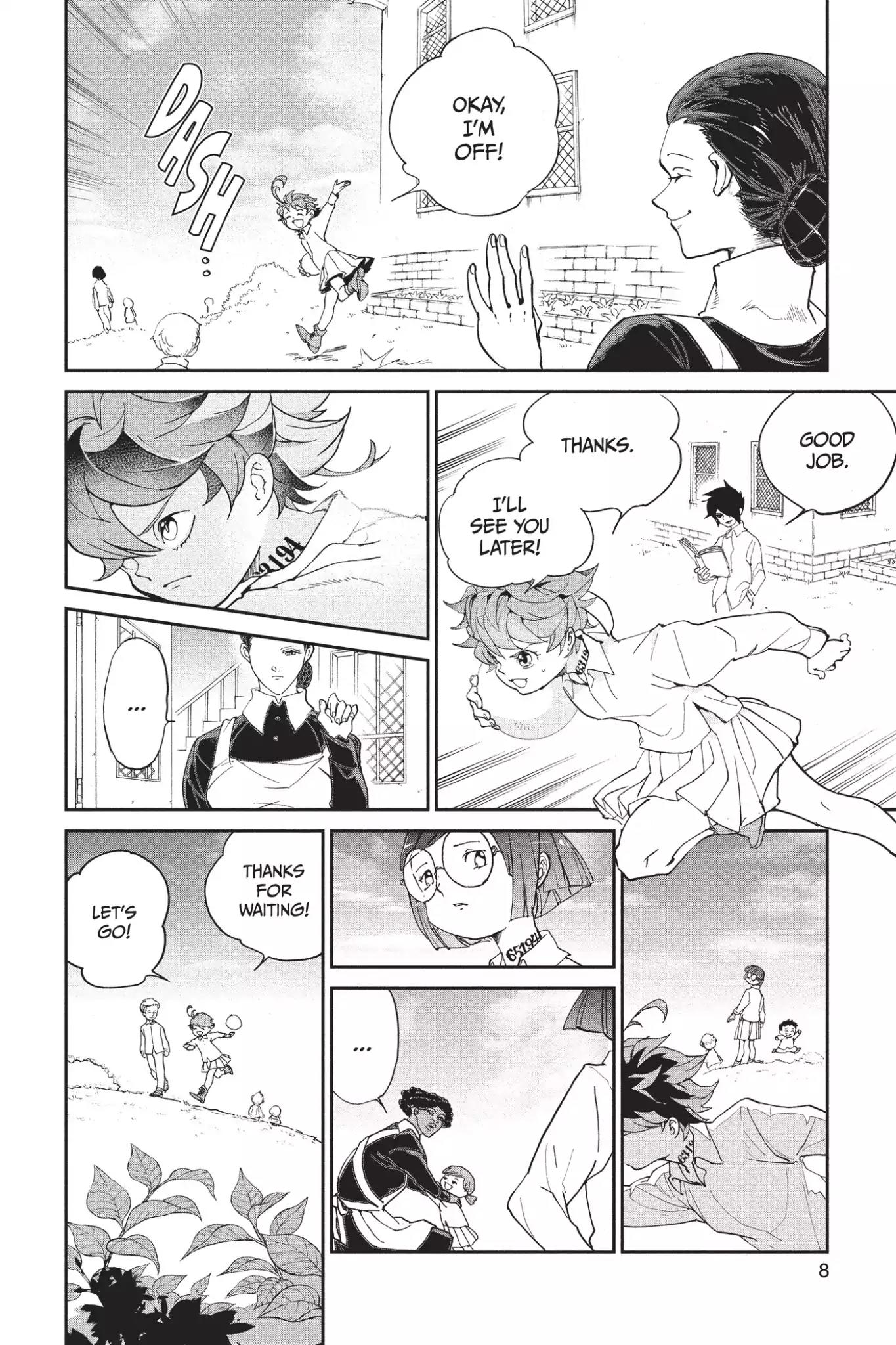 Yakusoku no Neverland Chapter 8 page 8 - Chapter 8: I Have an Idea