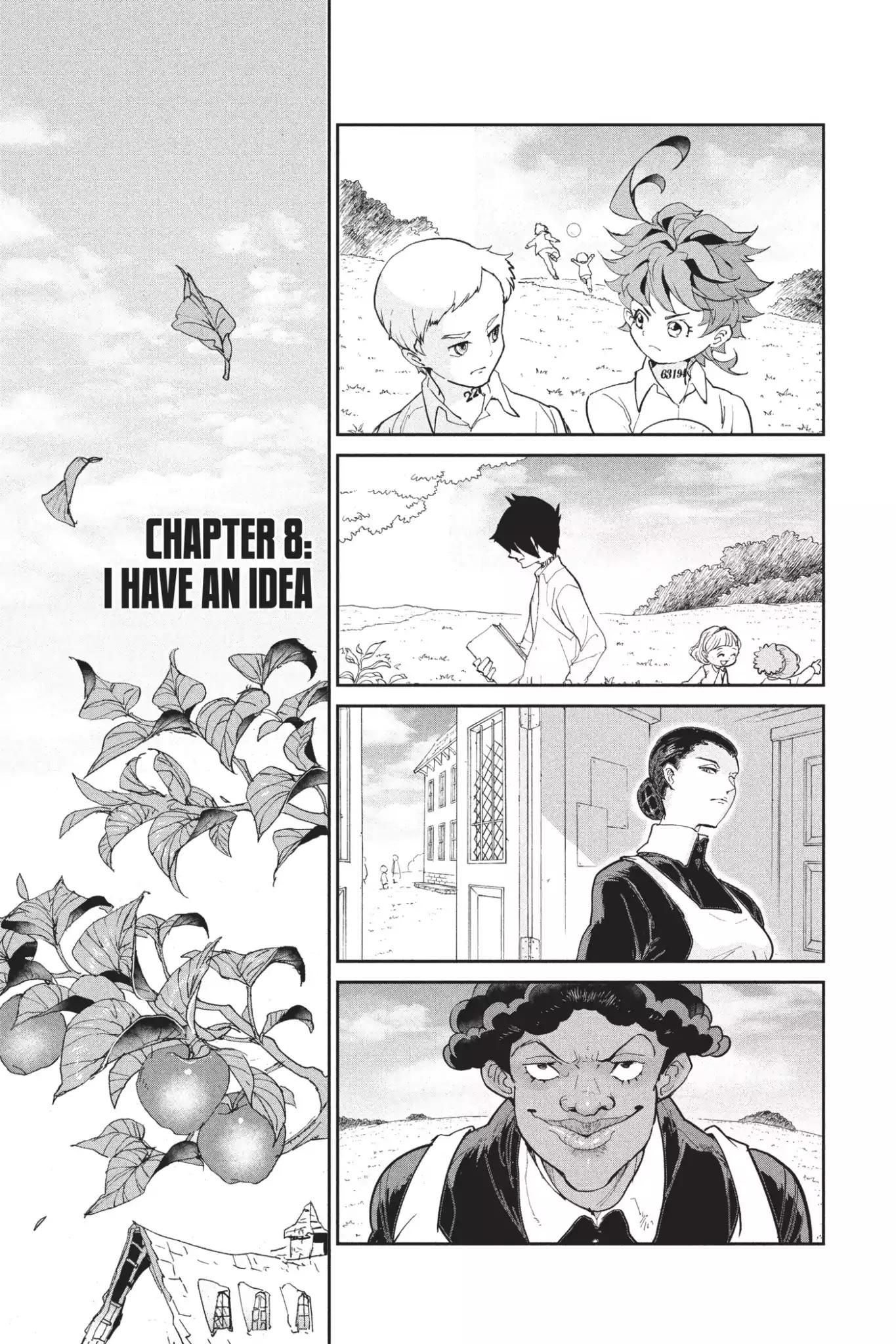 Yakusoku no Neverland Chapter 8 page 9 - Chapter 8: I Have an Idea