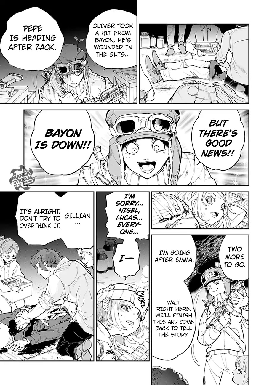 Yakusoku no Neverland Chapter 85 page 8 - Chapter 85: What Should I Do?