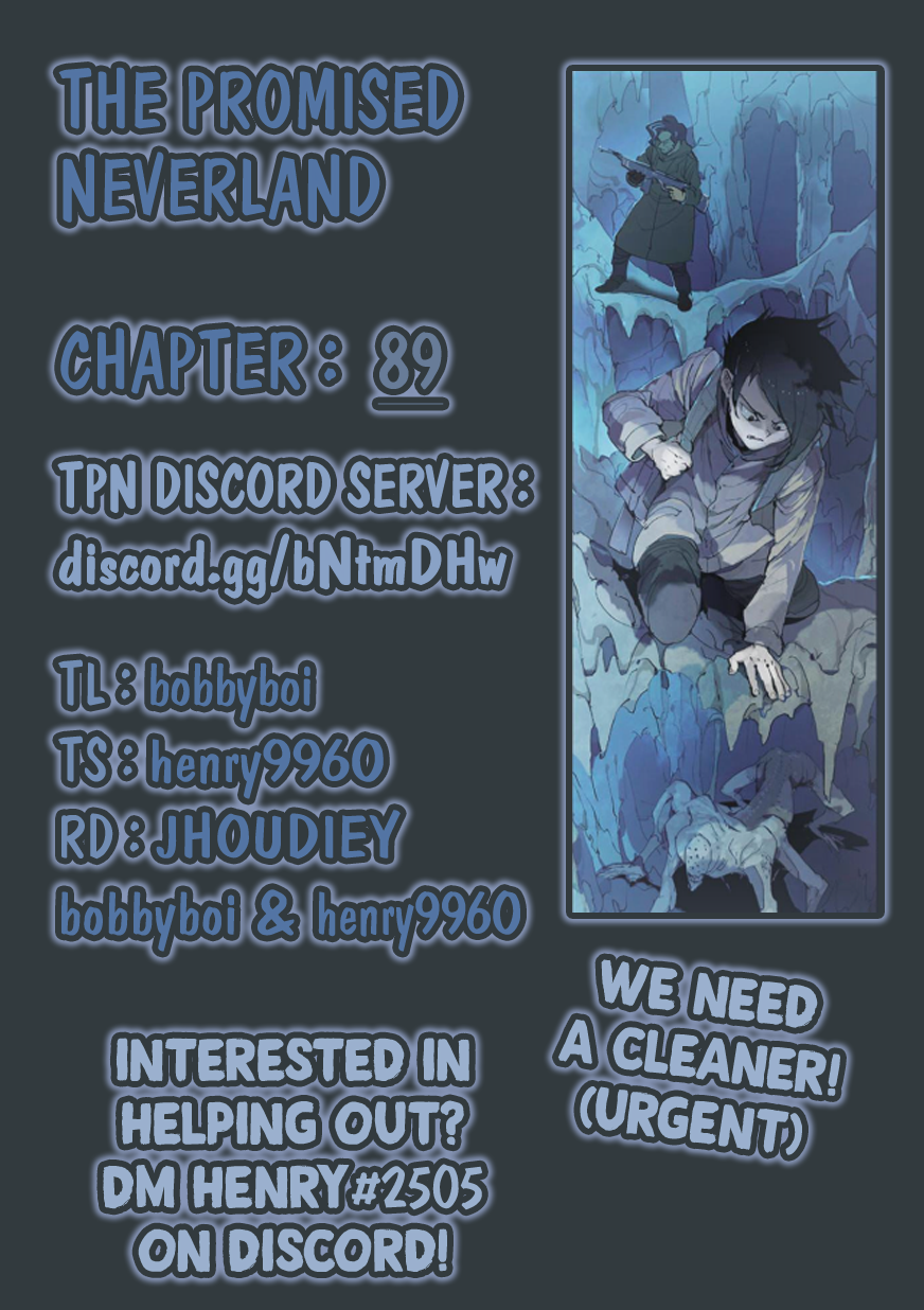 Yakusoku no Neverland Chapter 89 page 1 - Chapter 89: Reunion