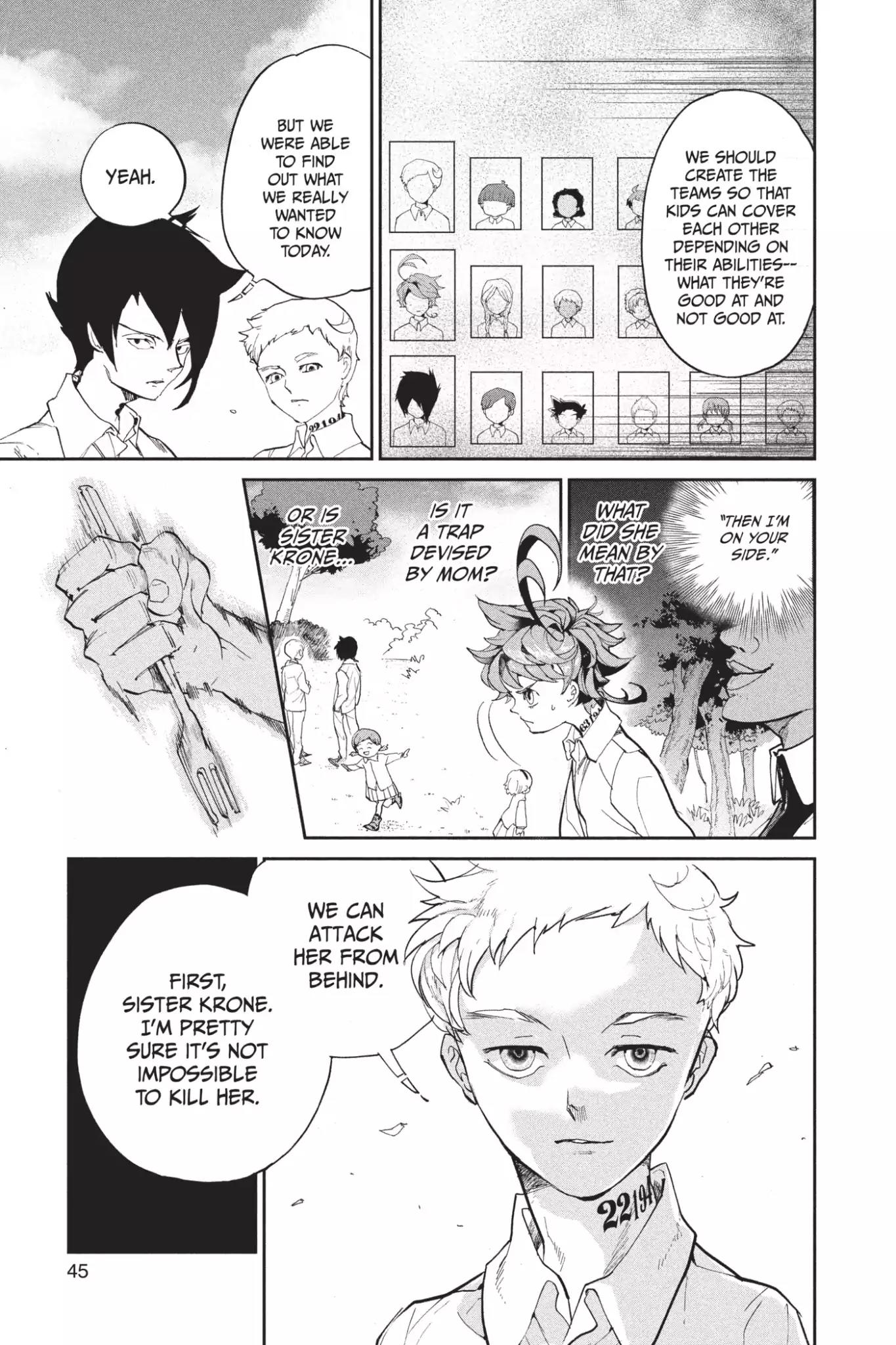 Yakusoku no Neverland Chapter 9 page 19 - Chapter 9: Let's Play Tag