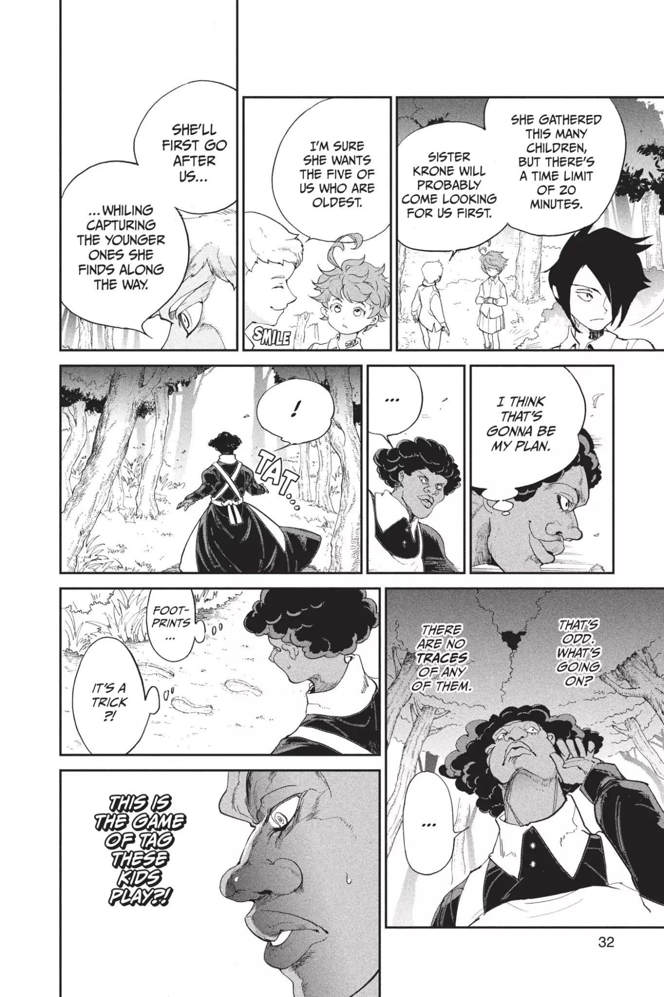 Yakusoku no Neverland Chapter 9 page 6 - Chapter 9: Let's Play Tag